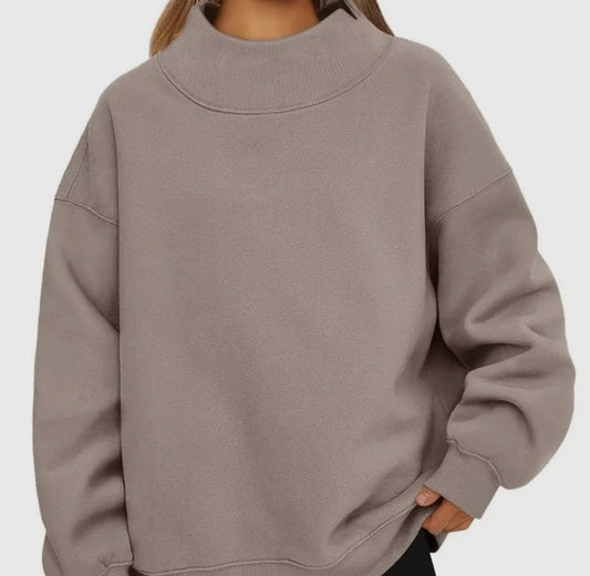 Mock neck sweater