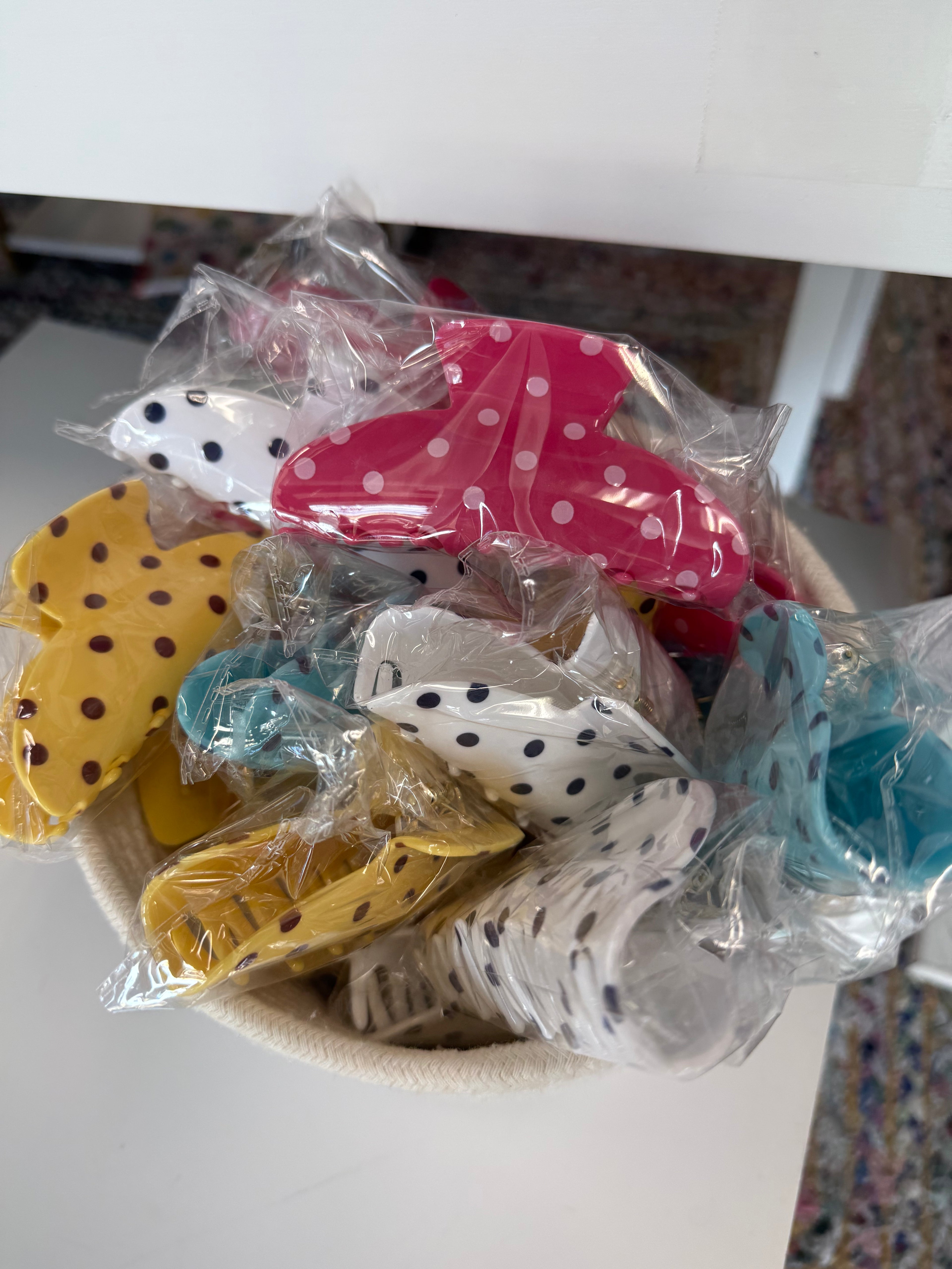 Polka Dot Hair Clip