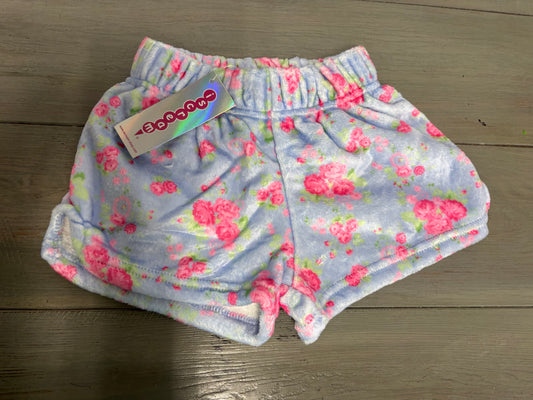 Girl’s Ditsy Floral Plush Shorts