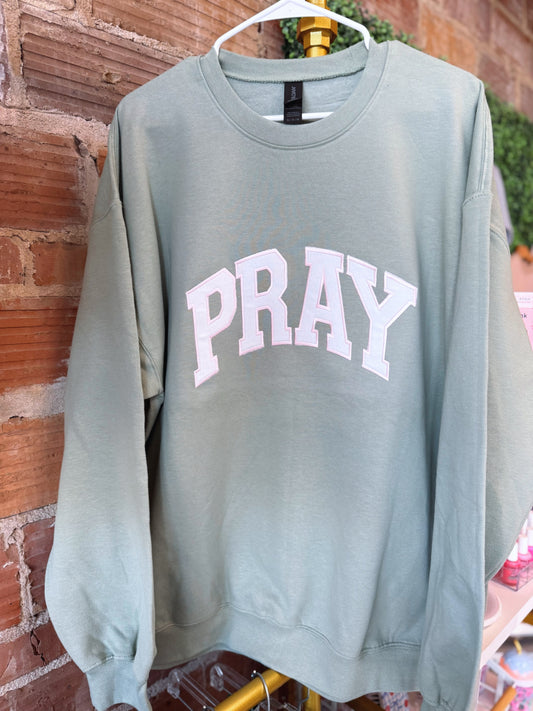 Sage pray sweatshirt