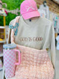 God Is Good Sweatshirt (tan)