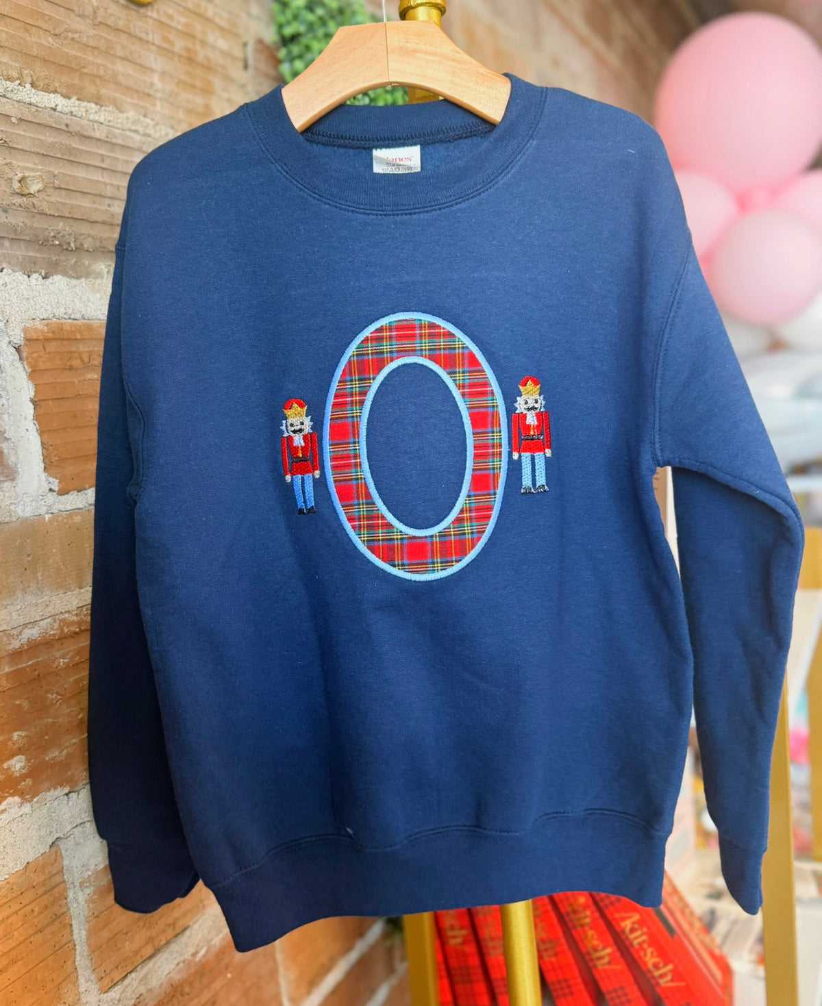 Nutcracker letter sweatshirt