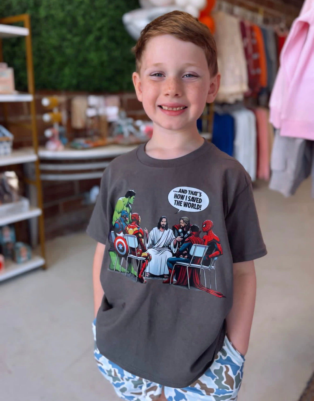 Superhero tee